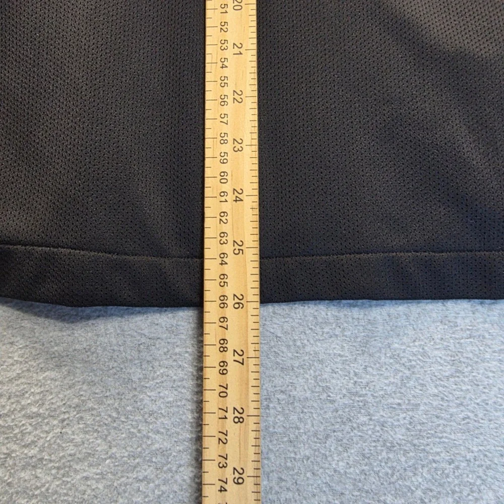 Adidas Track Jacket Mens XL Black White Mesh Full Zip 3‎ Stripe Athletic Coat